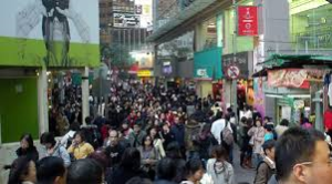 Crowded Wan Chai by DesignVerb